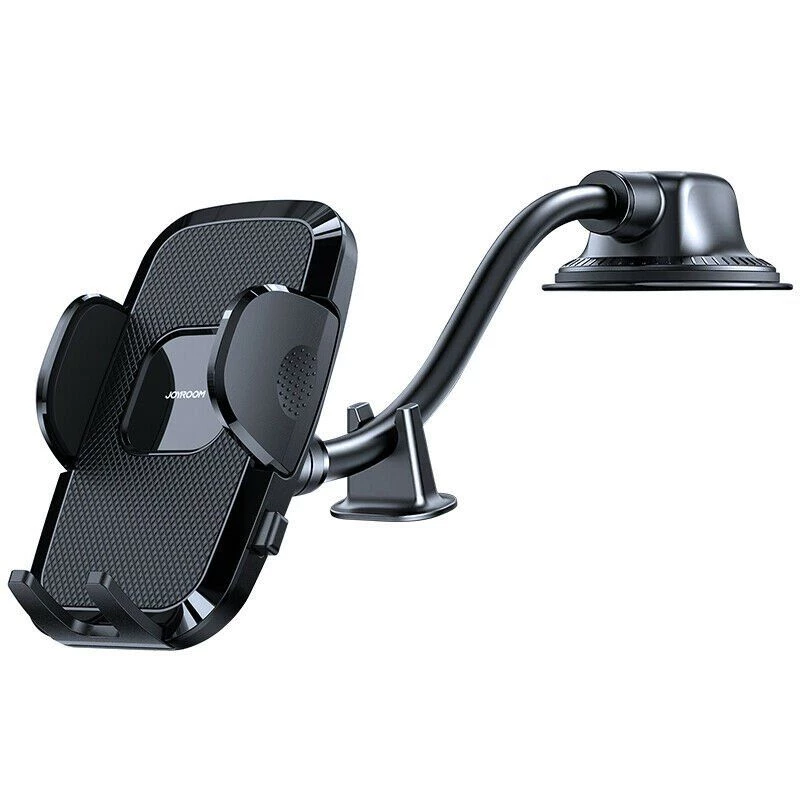 Joyroom Handyhalterung mit flexiblem Arm für Armaturenbrett und Windschutzscheibe Schwarz