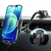 Joyroom Handyhalterung mit flexiblem Arm für Armaturenbrett und Windschutzscheibe Schwarz