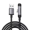Joyroom EnjoyX Series USB-A auf USB-C 90-Grad-Kabel A56, 3A, 480 Mbps, 1,2 m, Schwarz (S-A56)
