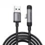 Joyroom EnjoyX Series USB-A auf USB-C 90-Grad-Kabel A56, 3A, 480 Mbps, 1,2 m, Schwarz (S-A56)