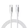 JOYROOM Flash Series USB-C auf USB-C Kabel A28, 60W, 480 Mbps, 2m, Weiß (S-A28-CCW2)