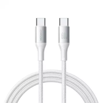 JOYROOM Flash Series USB-C auf USB-C Kabel A28, 60W, 480 Mbps, 2m, Weiß (S-A28-CCW2)