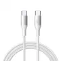 JOYROOM Flash Series USB-C auf USB-C Kabel A28, 60W, 480 Mbps, 2m, Weiß (S-A28-CCW2)