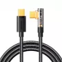 Joyroom Gaming Cable S-CC100A6 USB-C (Abgewinkelt) / USB-C (Gerade) 100W 1,2m - Schwarz