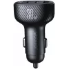 Joyroom JR-CCD04 Auto-Ladegerät 30W 2x USB-C USB-A mit Digitalanzeige - Schwarz