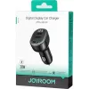 Joyroom JR-CCD04 Auto-Ladegerät 30W 2x USB-C USB-A mit Digitalanzeige - Schwarz