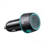 Joyroom JR-CCN02 Auto-Ladegerät 2x USB-C 70W mit LED-Hintergrundbeleuchtung, Schwarz