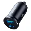 Joyroom JR-CCN05 Mini Auto-Ladegerät 30W USB-A USB-C Schwarz