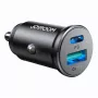 Joyroom JR-CCN05 Mini Auto-Ladegerät 30W USB-A USB-C Schwarz