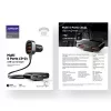 Joyroom JR-CL03 5-in-1 Auto-Ladegerät, 31W, 5 USB-A-Anschlüsse, Schwarz