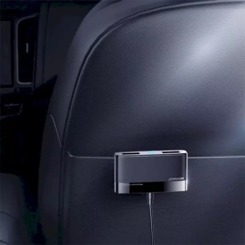 Joyroom JR-CL03 5-in-1 Auto-Ladegerät, 31W, 5 USB-A-Anschlüsse, Schwarz