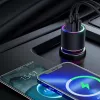JOYROOM JR-CL10 Auto-Ladegerät 2x USB 24W LED-Hintergrundbeleuchtung Schwarz