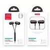 JOYROOM JR-EL114 Kabelgebundene In-Ear-Kopfhörer mit Mikrofon und Fernbedienung, 3,5-mm-Klinke, knickfestes Flachbandkabel, Schwarz