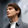 Joyroom JR-EW01 In-Ear Kabelgebundene Mini-Kopfhörer mit Fernbedienung - Weiß