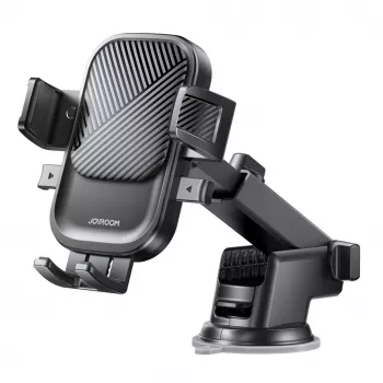Joyroom JR-OK6 Handyhalterung fürs Auto - Saugnapf für Armaturenbrett & Windschutzscheibe - Universell für 4,7-7,2 Zoll Smartphones - 360° Drehung - Schwarz