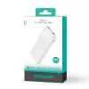 Joyroom JR-PBF12 Power Bank 10000mAh 2.4A Dual USB-A USB-C Weiß