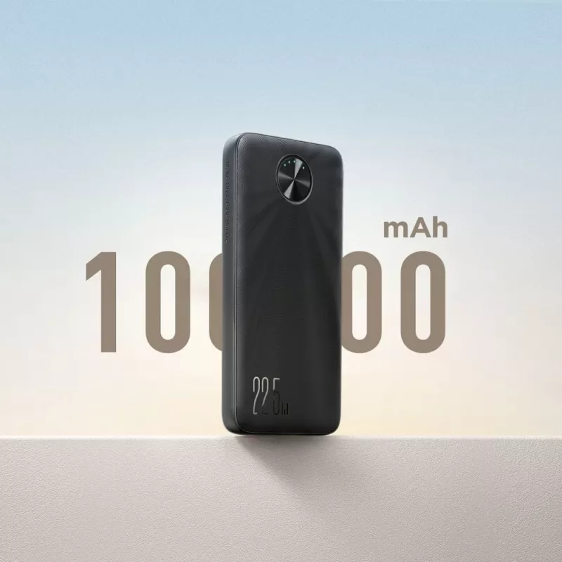 Joyroom JR-PBF15 Power Bank 10000mAh USB-C USB-A 22.5W Schwarz