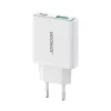 JOYROOM JR-TCF14-WHT 20W PD 3.0 & QC 3.0 Dual-Port USB-Wandladegerät - Weiß