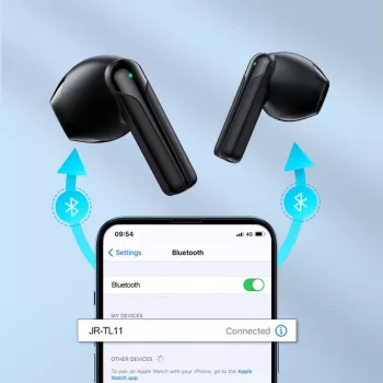JOYROOM JR-TL11 True Wireless Earbuds mit ENC, IPX4 Wasserschutz, Bluetooth 5.3, Touch-Steuerung, Schwarz