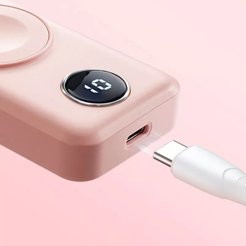 Joyroom JR-WQW01 Wireless Power Bank 2000mAh 3W für Apple Watch Pink