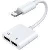 Joyroom Lightning auf 2x Lightning Audio- & Lade-Splitter-Adapter Weiß (S-Y104)