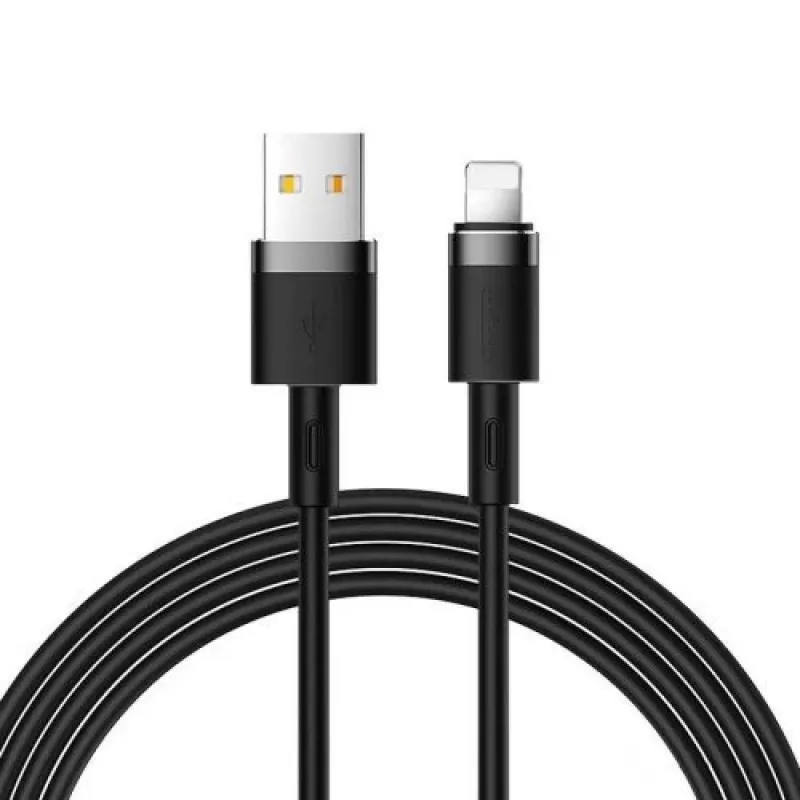 Joyroom Lightning auf USB-A Kabel 2,4A 1,2m Schwarz (S-1224N2)