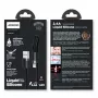 Joyroom Lightning auf USB-A Kabel 2,4A 1,2m Schwarz (S-1224N2)