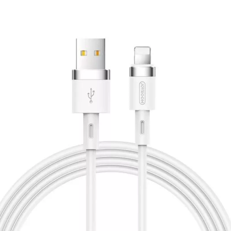 Joyroom Lightning - USB-Kabel 2,4A, 1,2m, Weiß (S-1224N2)