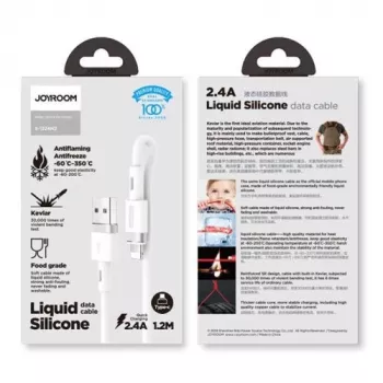 Joyroom Lightning - USB-Kabel 2,4A, 1,2m, Weiß (S-1224N2)