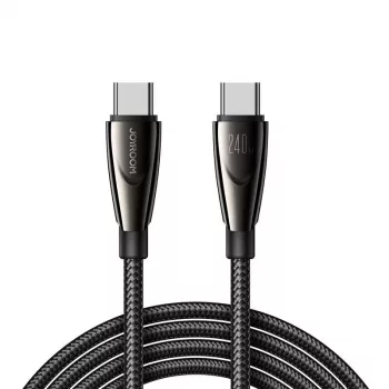 JOYROOM Pioneer 240W USB-C auf USB-C Kabel SA31-CC5 1,2m Schwarz
