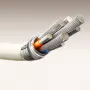 JOYROOM S-A53 USB-A auf USB-C Kabel mit fluoreszierender Spitze 1,2 m Beige
