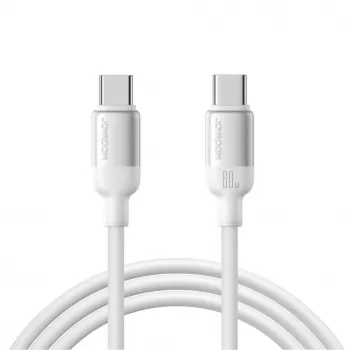 JOYROOM S-A62 Lively Series 60W USB-C auf USB-C Kabel 1,2 m Weiß