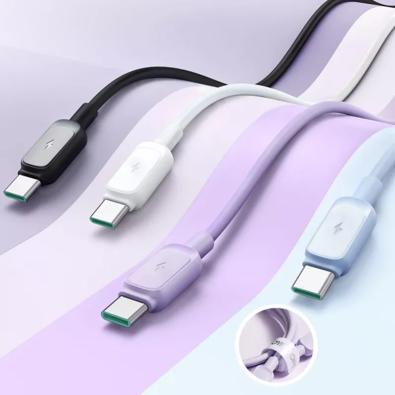 JOYROOM S-AC027A141B 1,2 m USB-A auf Lightning geflochtenes Kabel, Schwarz
