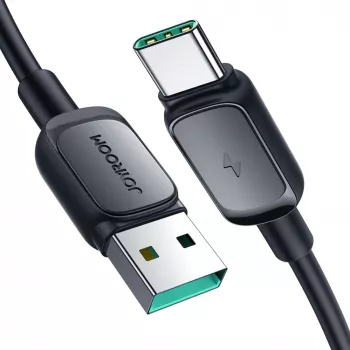 JOYROOM S-AC027A141B 1,2 m USB-A auf Lightning geflochtenes Kabel, Schwarz