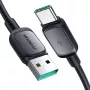 JOYROOM S-AC027A141B 1,2 m USB-A auf Lightning geflochtenes Kabel, Schwarz