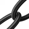 JOYROOM S-UL012A11 USB-A auf Lightning geflochtenes Kabel 1,2 m Schwarz