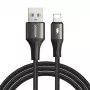 Joyroom SA25-AL3 USB-A auf Lightning Kabel 1,2m Schwarz 3A Laden & Datensync