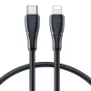 Joyroom Surpass Series USB-C auf Lightning Schnelllade- und Datenkabel 20W PD, 1,2m, Schwarz (S-CL020A11)