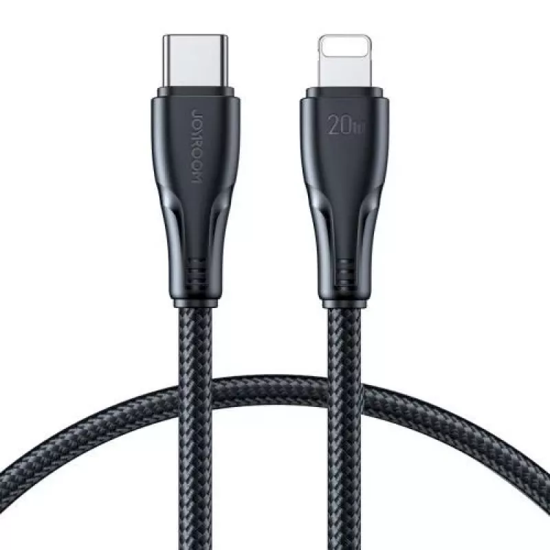 Joyroom Surpass Series USB-C auf Lightning Schnelllade- und Datenkabel 20W PD, 1,2m, Schwarz (S-CL020A11)