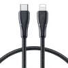 Joyroom Surpass Series USB-C auf Lightning Schnelllade- und Datenkabel 20W PD, 1,2m, Schwarz (S-CL020A11)
