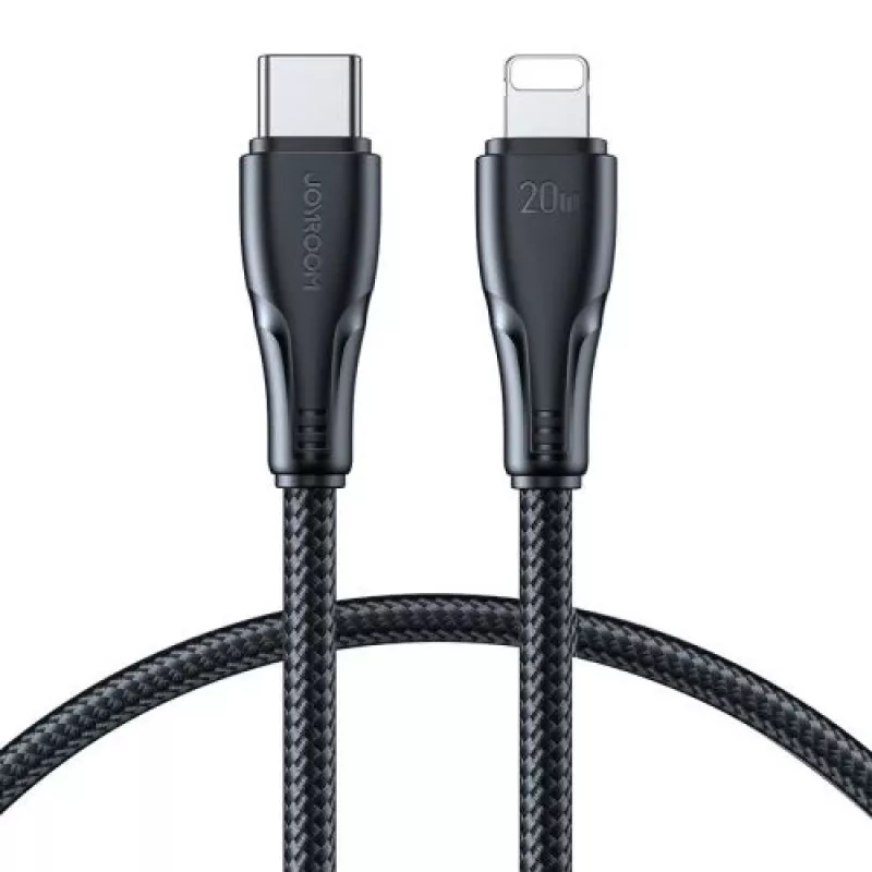 Joyroom Surpass Series USB-C auf Lightning Schnelllade- und Datenkabel 20W PD, 1,2m, Schwarz (S-CL020A11)