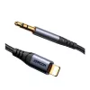 JOYROOM SY-A06 Lightning auf 3,5-mm-Audio-Adapterkabel, 1,2 m, Schwarz