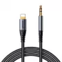 JOYROOM SY-A06 Lightning auf 3,5-mm-Audio-Adapterkabel, 1,2 m, Schwarz