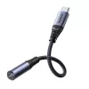 Joyroom SY-C01 USB-C auf 3,5-mm-Audioadapter mit 60-W-PD-Ladefunktion, 0,14 m, Schwarz