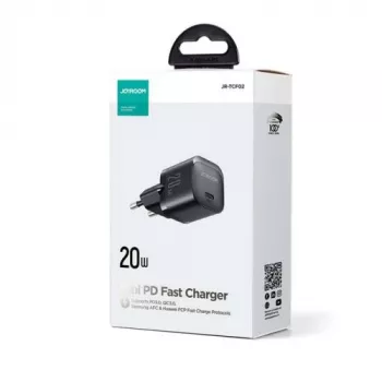 Joyroom Travel Charger Mini Type-C, PD 20W, Schwarz (JR-TCF02)