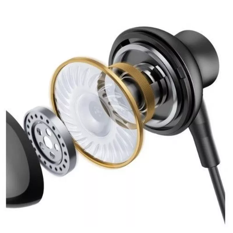 Joyroom TYPE-C Series JR-EC07 USB-C In-Ear Kopfhörer Metall Schwarz