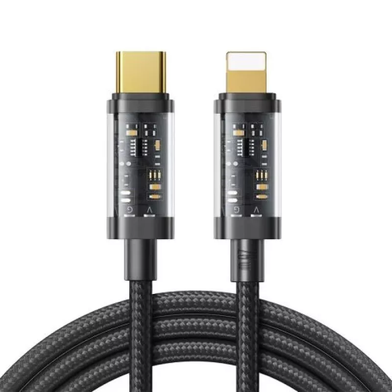 Joyroom Type-C auf Lightning A10 Series Schnellladekabel PD 20W, 1,2m, Schwarz (S-CL020A12)