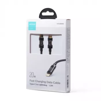 Joyroom Type-C auf Lightning A10 Series Schnellladekabel PD 20W, 1,2m, Schwarz (S-CL020A12)