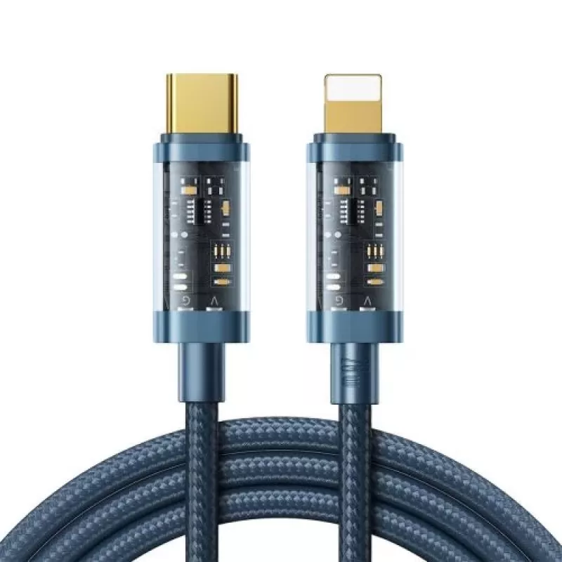 Joyroom Type-C auf Lightning A10 Series Fast Charging Kabel PD 20W, 1,2m, Blau (S-CL020A12)