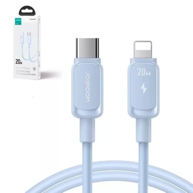 Joyroom Type-C auf Lightning Kabel Multi-Color Serie A14, 20W, 480Mbps, 1,2m, Blau (S-CL020A11BL)